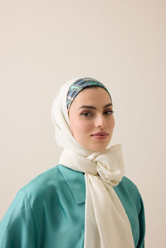 Giant Bamboo Bone Wool Silk Scarf - 2