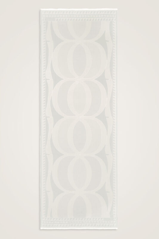 Giant Bamboo Bone Wool Silk Scarf - 2