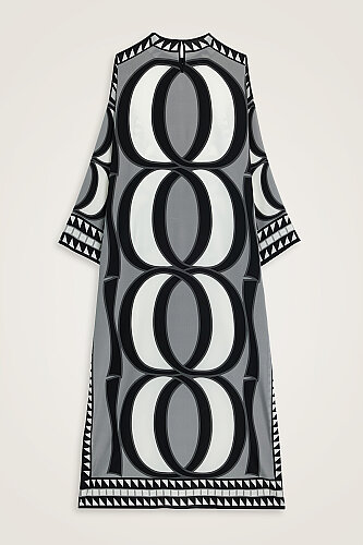 Giant Bambunoor Black Twill Silk Dress - 3