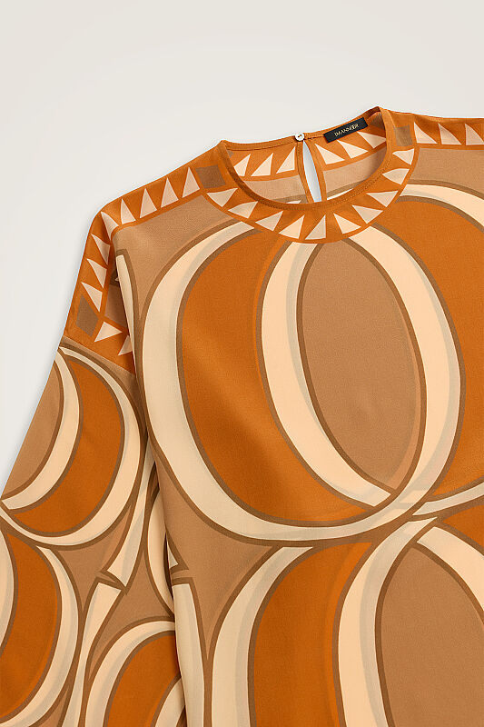 Giant Bambunoor Cinnamon Twill Silk Dress - 2