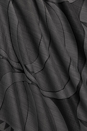 Giant Bambunoor Dark Grey Wool Silk Scarf - 3