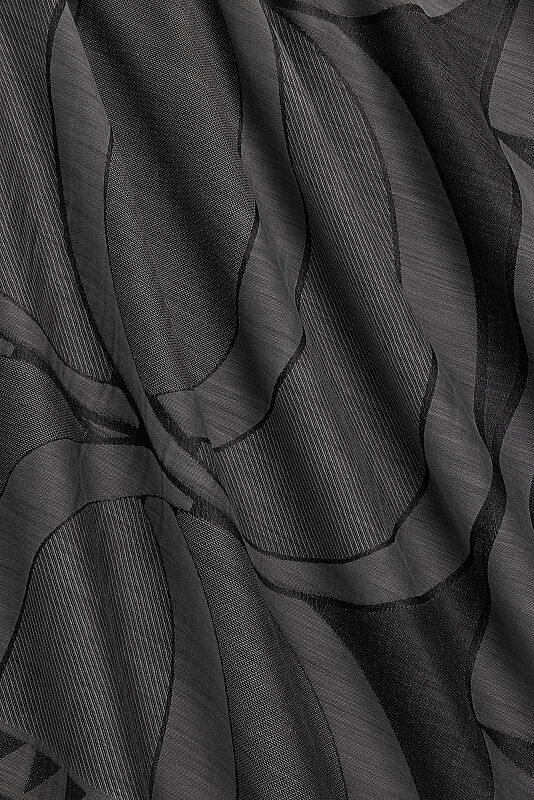 Giant Bambunoor Dark Grey Wool Silk Scarf - 3