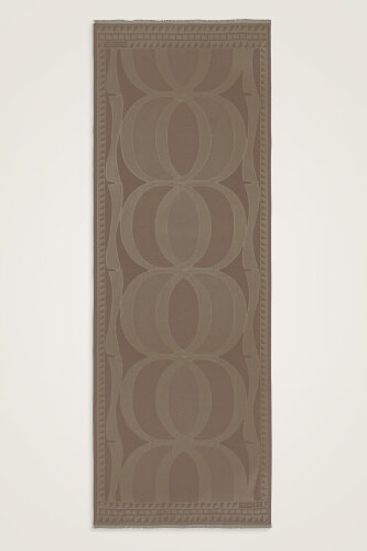 Giant Bambunoor Mink Jacquard Silk Shawl - Imannoor (1)