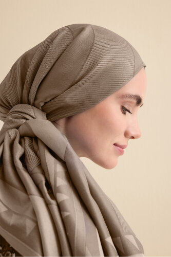 Giant Bambunoor Mink Jacquard Silk Shawl - Imannoor
