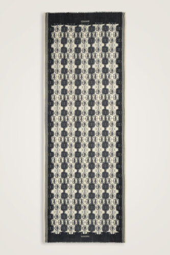 Girdap Anthracite Wool Shawl 