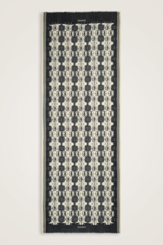 Girdap Anthracite Wool Shawl - 1