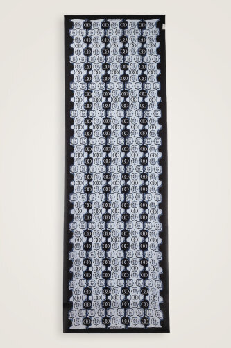 Girdap İpek Mavi Pijama Şalı 70x210 - Imannoor (2)