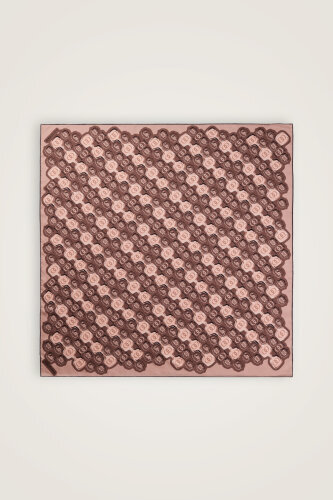 Girdap Pudra Tivil İpek Eşarp 95x95 - Imannoor (2)