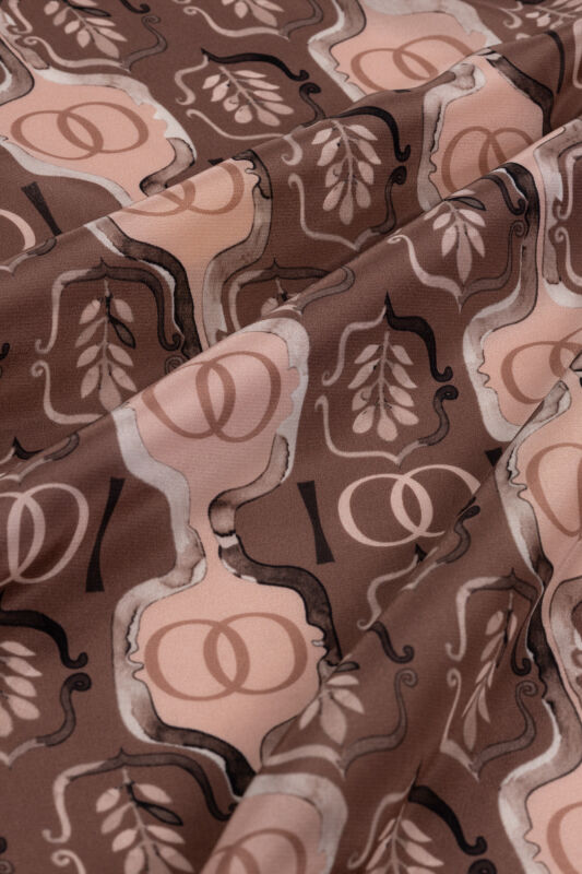  Girdap Pudra Krep İpek Şal 70x210 - 4