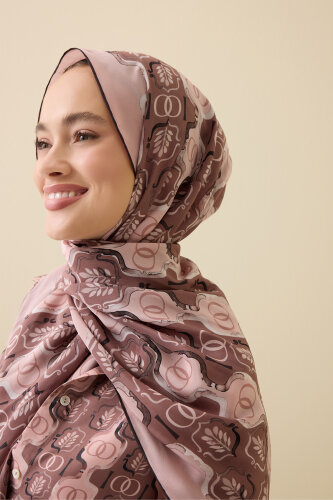  Girdap Pudra Krep İpek Şal 70x210 - Imannoor (1)