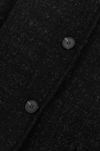 Glittery Black Long Jacket - 6