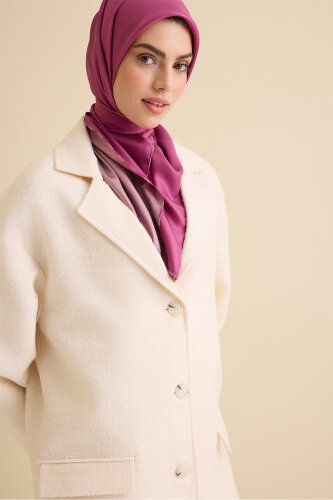 Glittery Ecru Long Jacket - 3