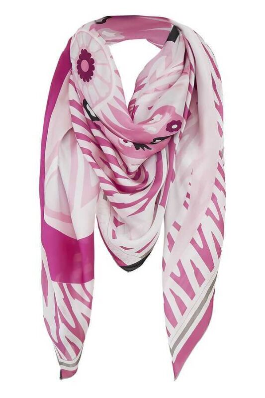 Golden OO Scarf Fuchsia - 5