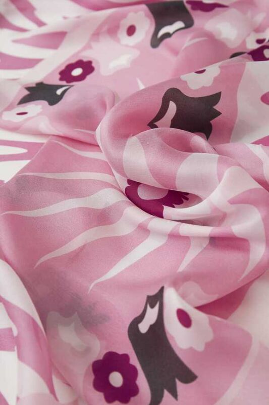 Golden OO Scarf Fuchsia - 3