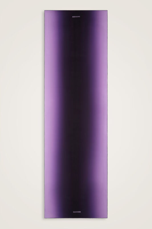 Gradient Purple Crepe Silk Shawl - 1