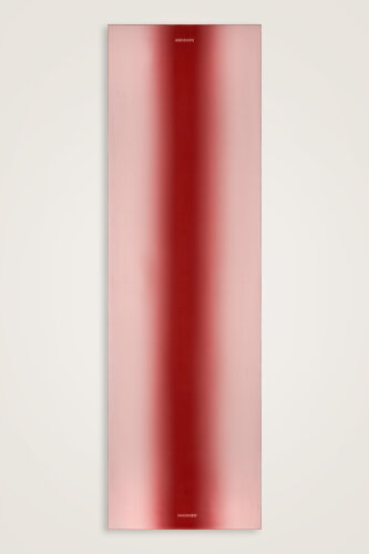 Gradient Red-Powder Crepe Silk Shawl 