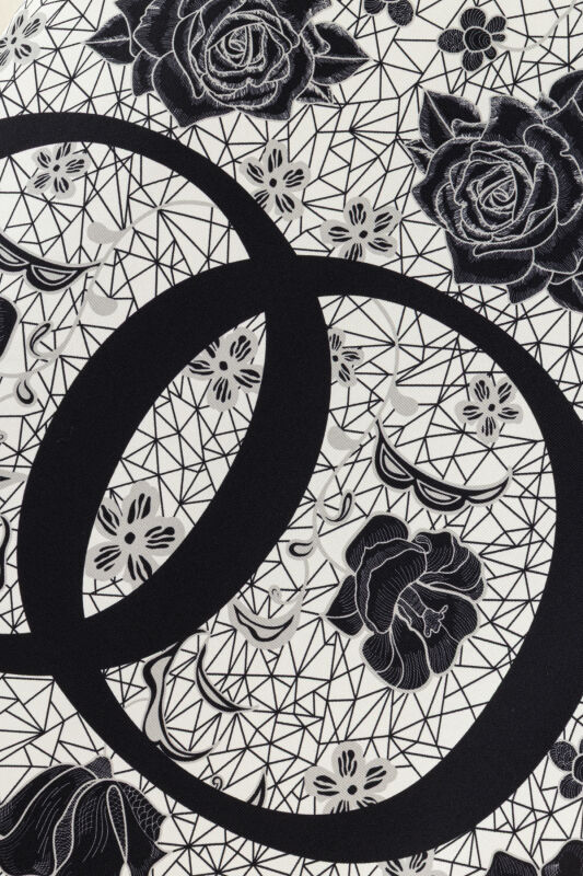 Gül Dantel Beyaz İpek Triko Uzun Hırka - 6