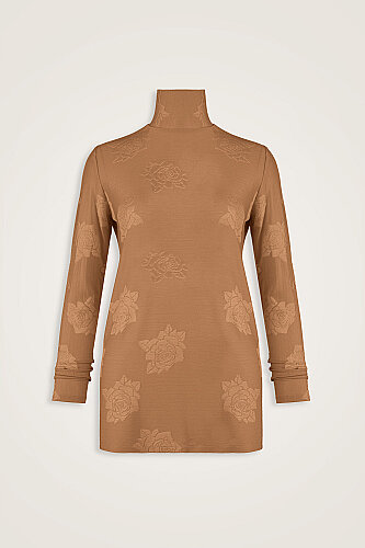 Gül Jakar Taba Uzun Penye Bluz - Imannoor