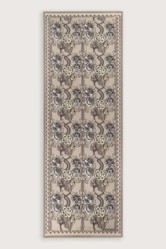 Gül Sarmaşık Vizon Floş Viskon Şal 70x210 - Imannoor (1)