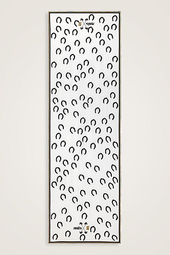 Gulsari White Crepe Silk Scarf 