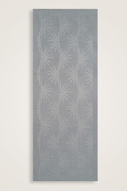 Güneş Doğarken Açık Gri Ferah Tencel Şal 700x200 - 2