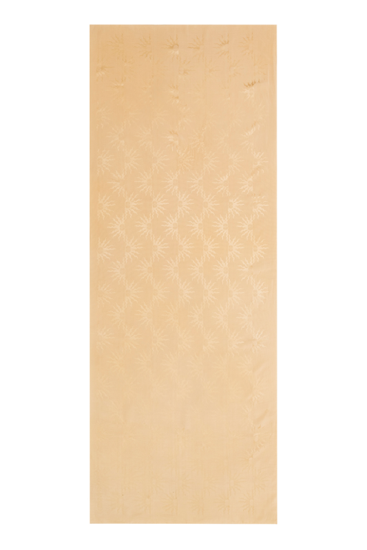 Güneş Doğarken Bej Shiny Jakar Şal 70x190 - 2