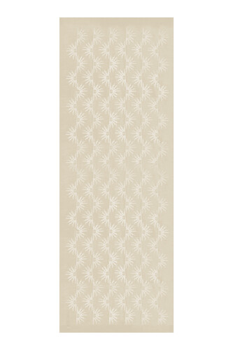 Güneş Doğarken Bej Shiny Jakar Şal 70x200 - 3