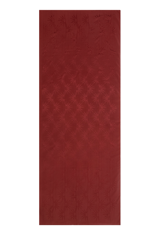 Güneş Doğarken Bordo Shiny Jakar Şal 70x200 - 2