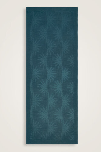 Güneş Doğarken Turkuaz Ferah Tencel Şal 70x200 - Imannoor (1)