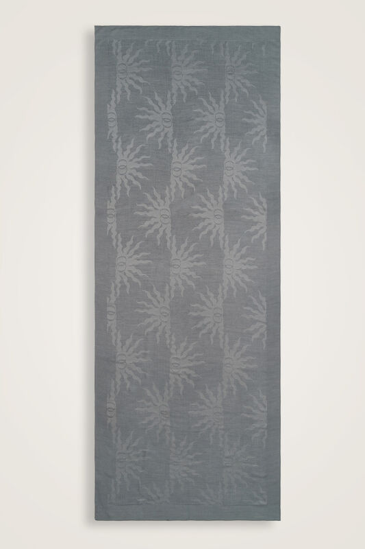 Güneş Doğarken Gri Ferah Tencel Şal 700x200 - 2
