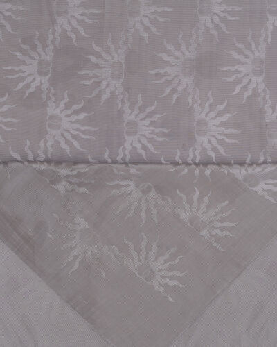 Güneş Doğarken Gri Shiny Jakar Şal 70x190 - 4