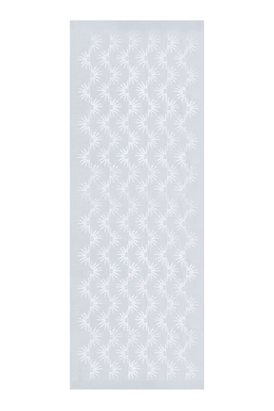Güneş Doğarken Gümüş Shiny Jakar Şal 70x200 - 4