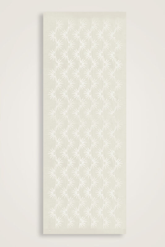 Güneş Doğarken Kemik Shiny Jakar Şal 70x200 - 2