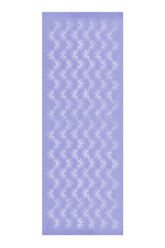 Güneş Doğarken Lavanta Shiny Jakar Şal 70x200 - 1