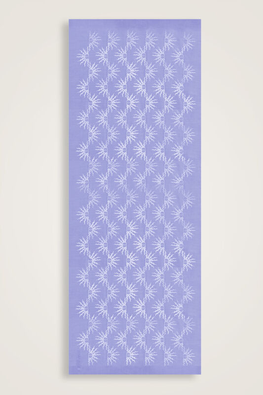 Güneş Doğarken Lavanta Shiny Jakar Şal 70x200 - 1