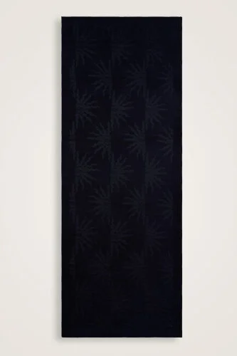 Güneş Doğarken Siyah Ferah Tencel Şal 700x200 - 2