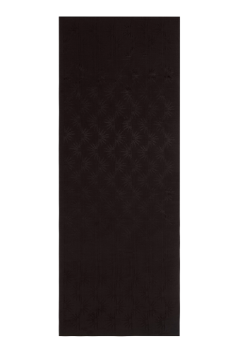 Güneş Doğarken Siyah Shiny Jakar Şal 70x190 - 2