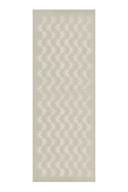 Güneş Doğarken Taş Shiny Jakar Şal 70x190 - 1