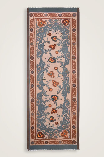 Hayat Karamel İpek Vual Şal 70x200 - Imannoor (2)