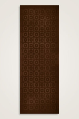 Hexagon Baklava Brown Ramy Jacquard Shawl 