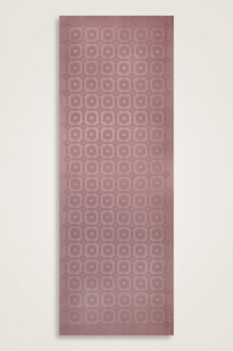 Hexagon Baklava Dusty Rose Ramy Jacquard Shawl - 2