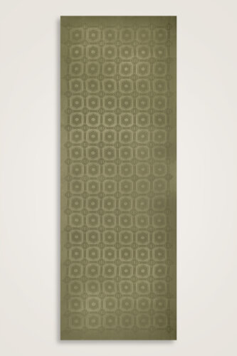 Hexagon Baklava Khaki Ramy Jacquard Shawl 