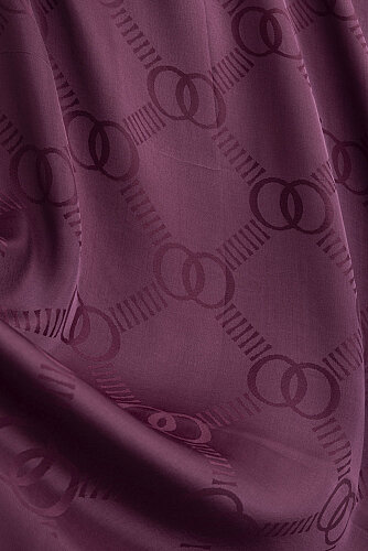 Honeycomb Logo Purple Naia Air Jacquard Shawl - 2