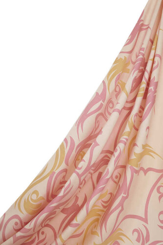 Hud Hud Silk Shawl Pink - 4
