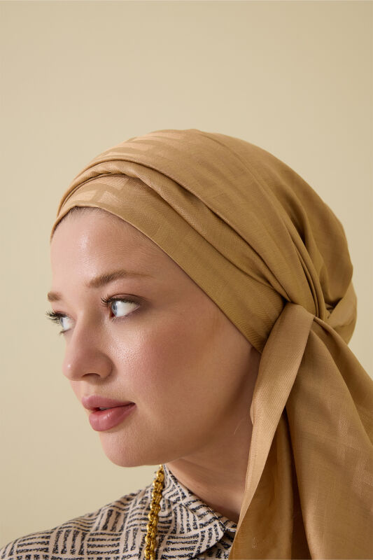 Iman Big Monogram Beige - 5