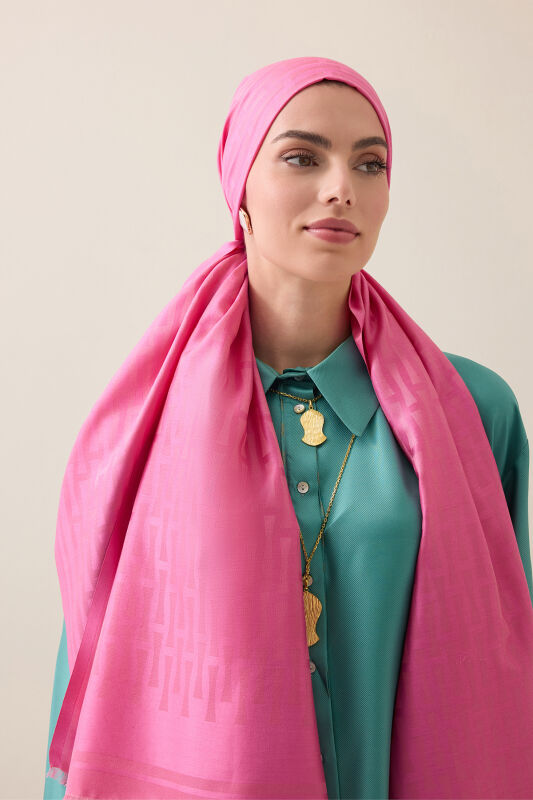 Iman Big Monogram Pink - 3