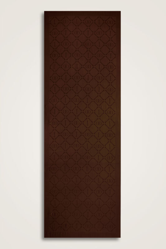 Iman I Baklava Brown Ramy Jacquard Shawl - 2