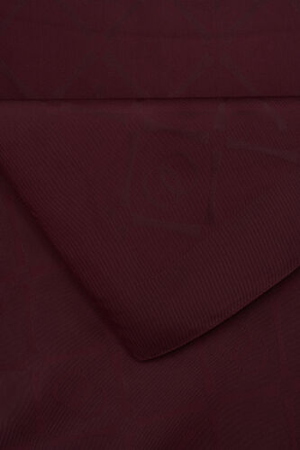 Iman I Baklava Burgundy Ramy Jacquard Shawl - 3