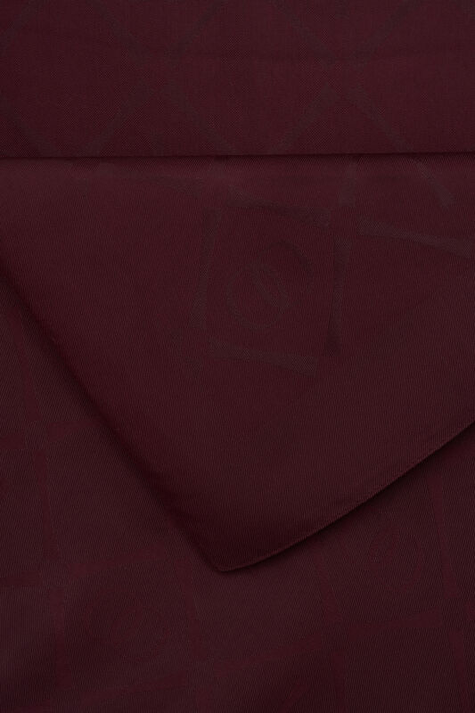 Iman I Baklava Burgundy Ramy Jacquard Shawl - 3