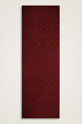 Iman I Baklava Burgundy Ramy Jacquard Shawl - 2